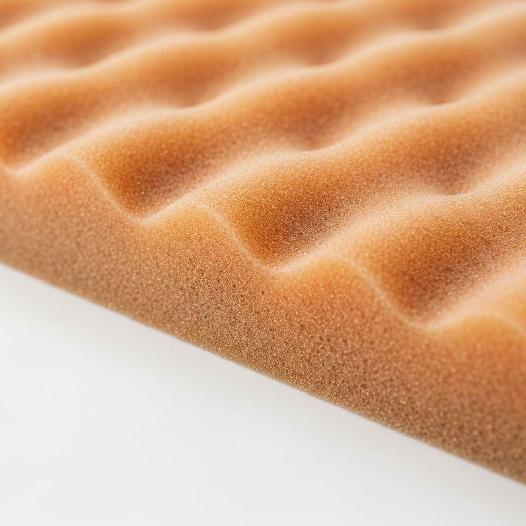 Close-up of Allswell copper-infused memory foam material
